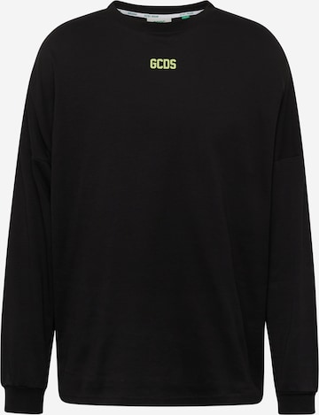 GCDS Sweatshirt i svart: framsida