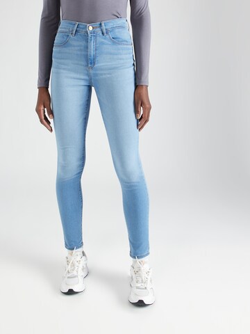 WRANGLER Skinny Jeans in Blauw: voorkant