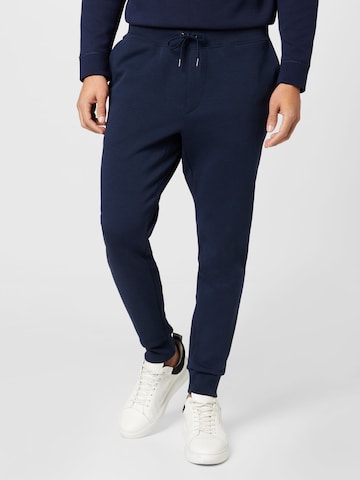 Polo Ralph Lauren Tapered Trousers in Blue: front