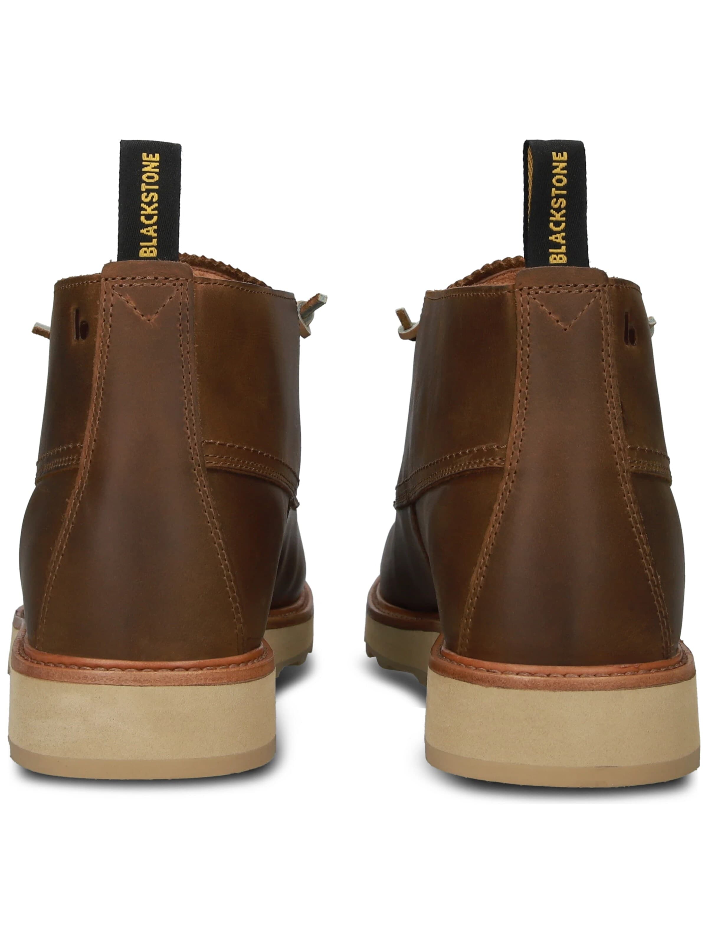 BLACKSTONE - Botas con cordones 'PERIDO ASHER MID' en marrón