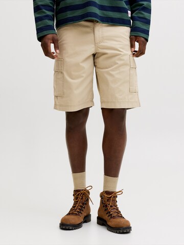 JACK & JONES Regular Cargo Pants 'JPSTCOLE MATTY' in Beige