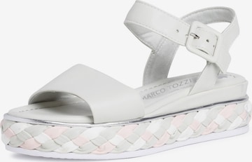 MARCO TOZZI by GUIDO MARIA KRETSCHMER Strap Sandals in White: front