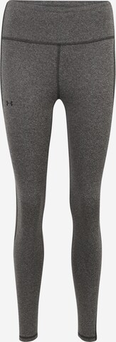 UNDER ARMOUR Skinny Workout Pants in Grey: front