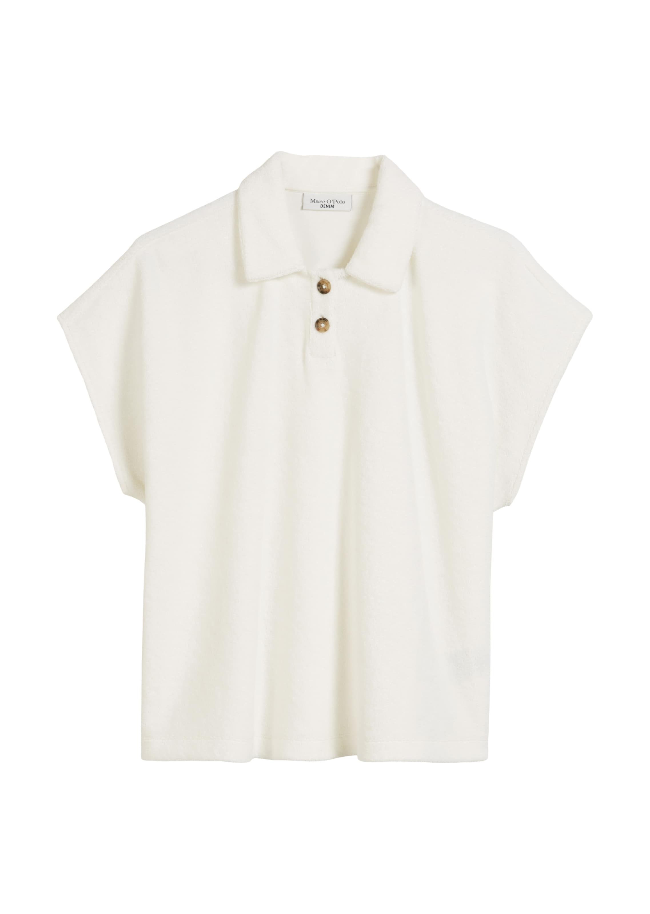 Marc O'Polo DENIM Poloshirt in weiß, Produktansicht