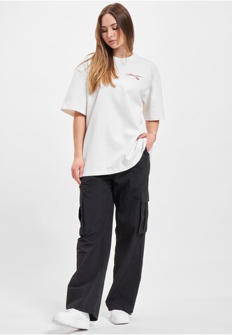 ROCAWEAR Oversized shirt 'Crown' in White