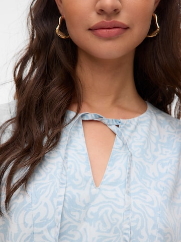 VERO MODA Jurk 'VMFLEUR' in Blauw
