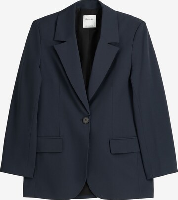 Blazer Bershka en bleu : devant