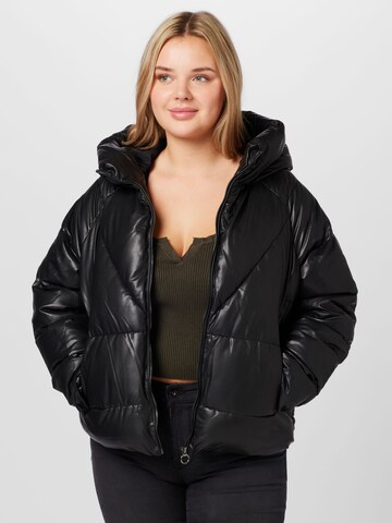 ONLY Carmakoma Jacke 'ANJA' in Schwarz: predná strana