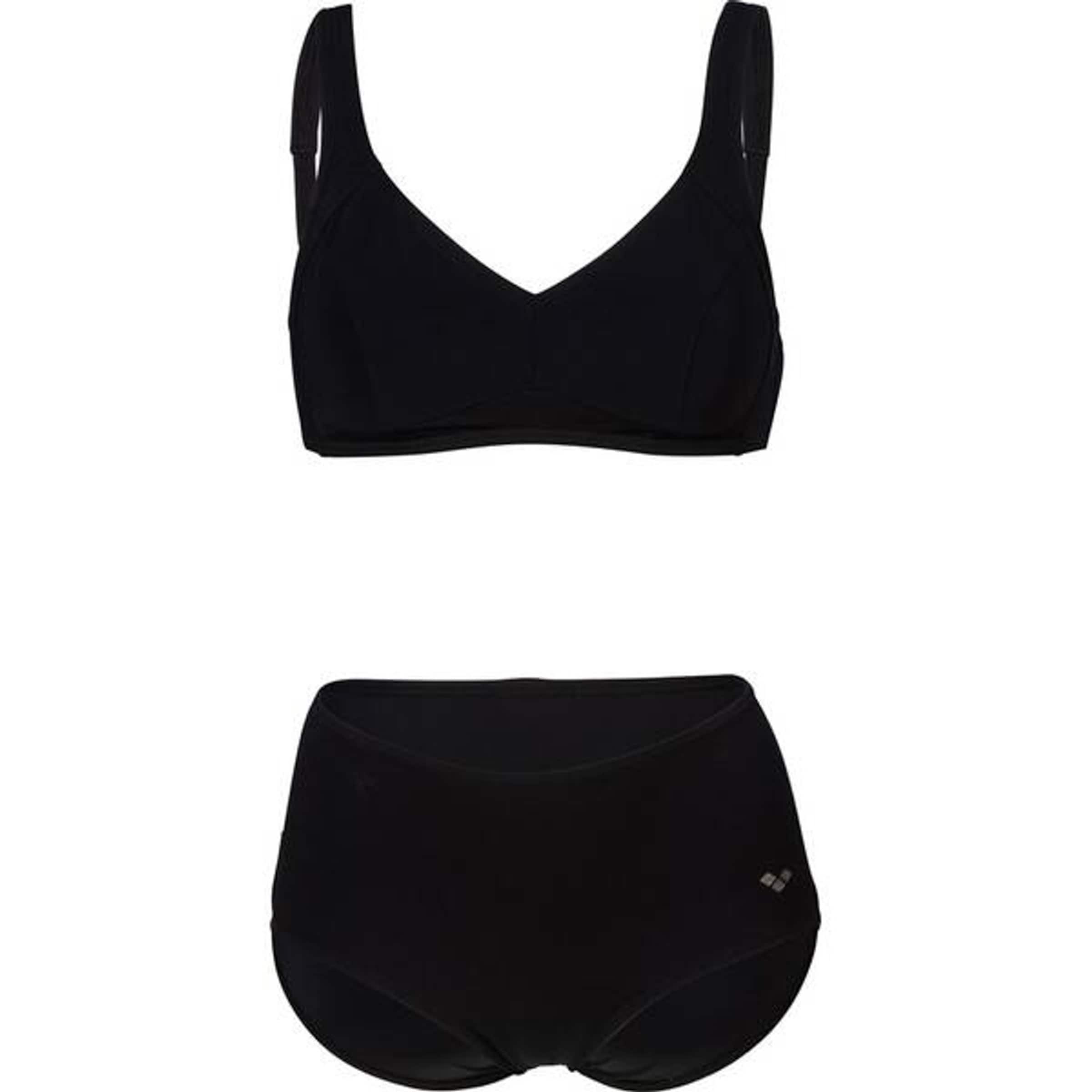 ARENA Bralette Swimsuit in Black: front