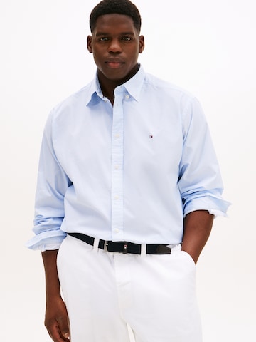 Tommy Hilfiger Big & Tall Regular fit Overhemd in Blauw: voorkant