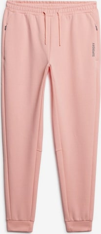 Superdry Slim fit Workout Pants in Pink: front