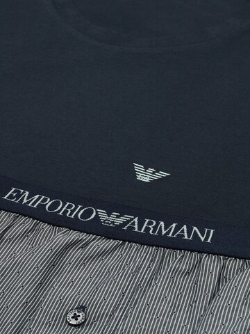 Emporio Armani Pyjama kort in Blauw