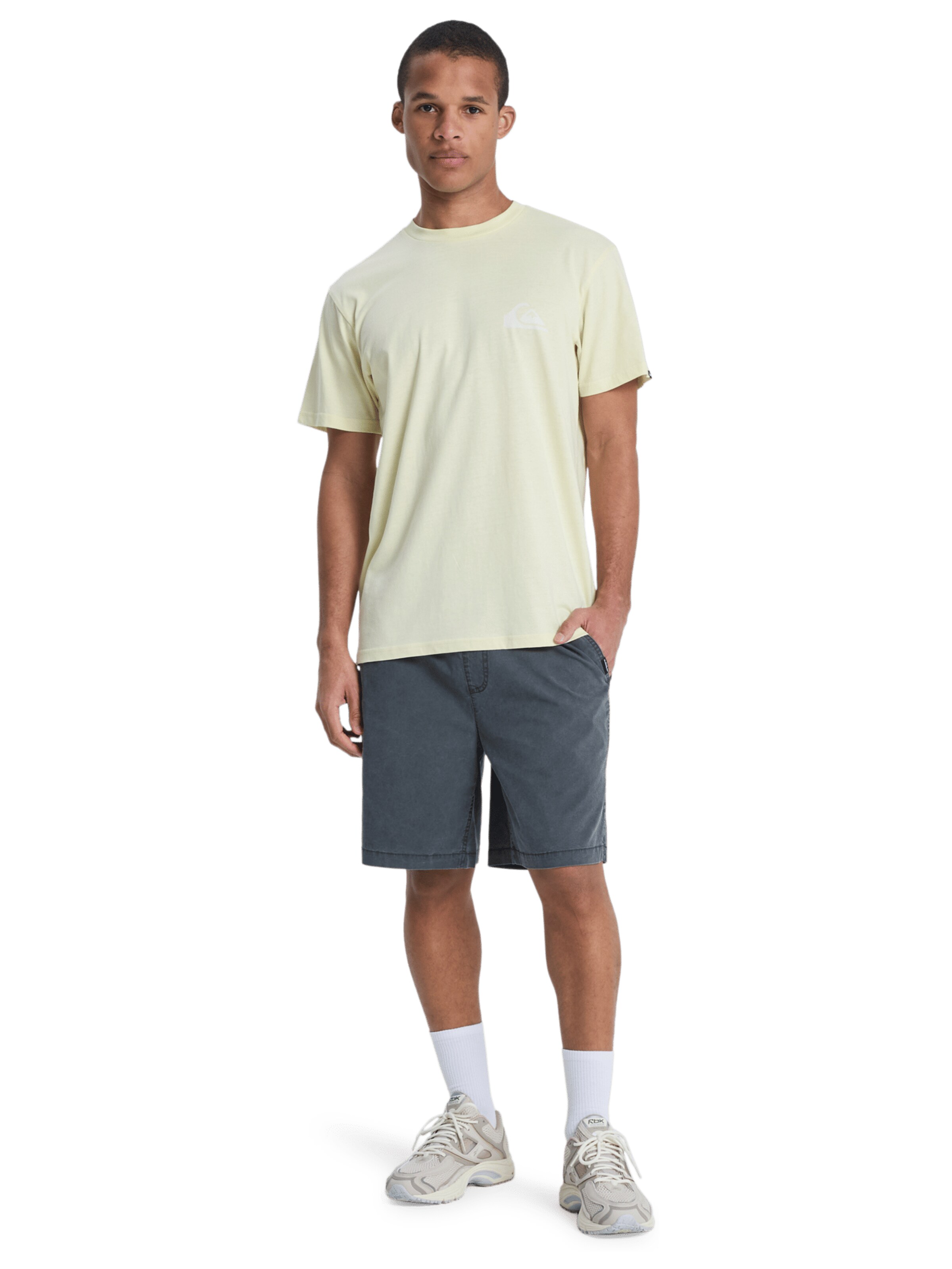 QUIKSILVER Regular Workout Pants 'Taxer' in Black
