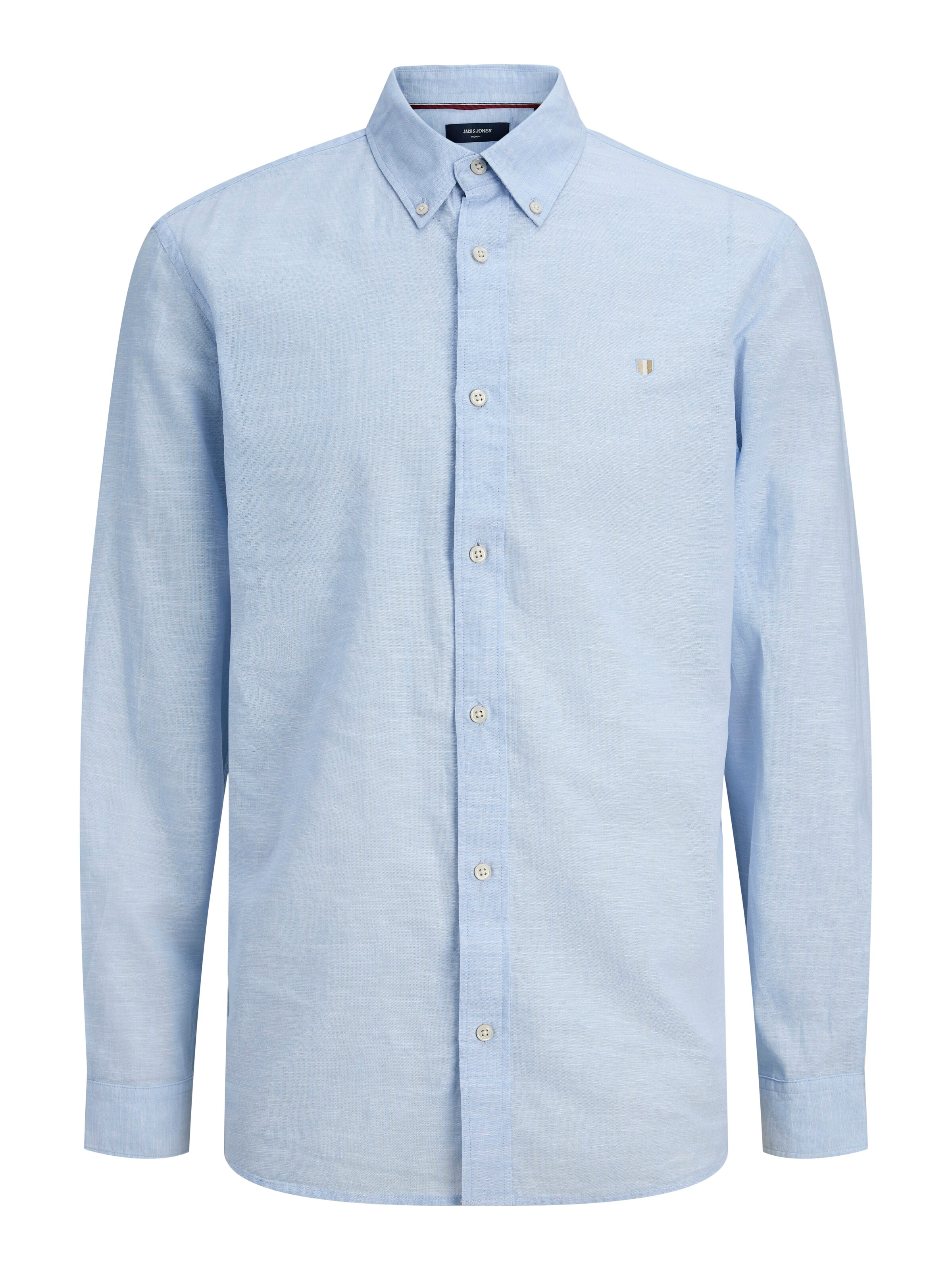 JACK & JONES Business Shirt in 36 in Beige / Blue / White, Item view
