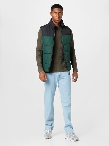 JACK & JONES Mellény 'JJChili' - zöld