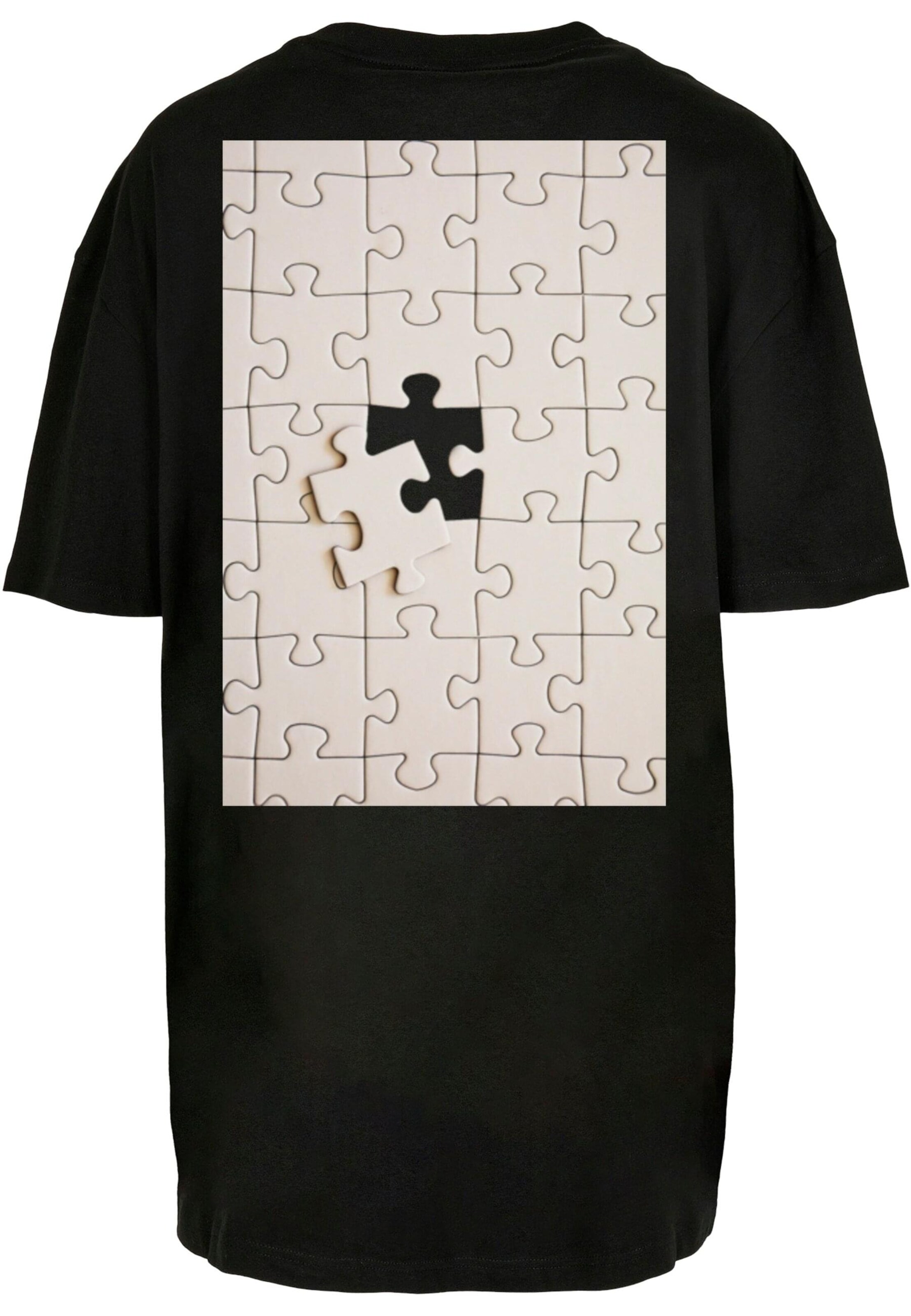Merchcode - Camisa 'Missing Piece' em preto