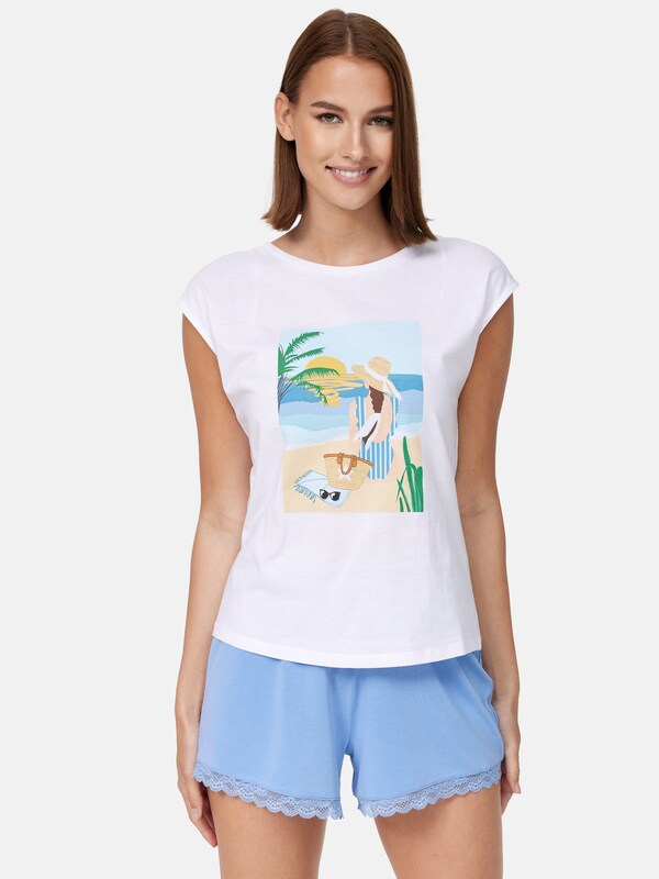 Orsay - Camiseta en blanco: frente