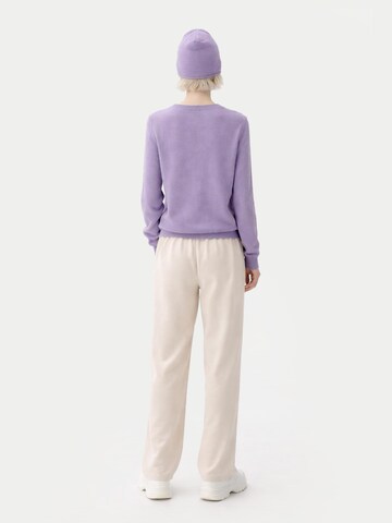 GOBI Cashmere Pullover 'Cashmere Hat & Sweater Set'‌‌‌‌ in Lila