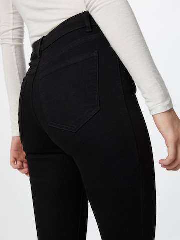 VILA - Skinny Calças de ganga em preto