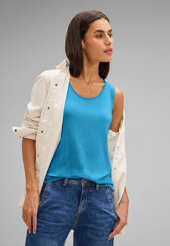STREET ONE Top in Blau: Vorderseite