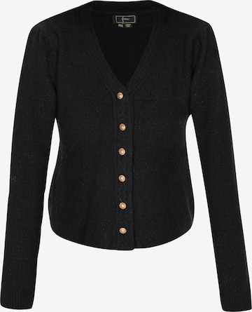 Cardigan faina en noir : devant