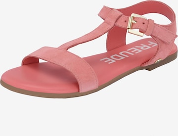 FREUDE Sandalen met riem 'ALEA' in Roze: voorkant