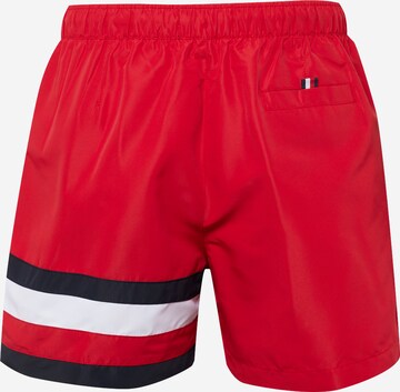 Șorturi de baie de la Tommy Hilfiger Underwear pe roșu