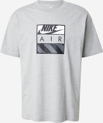 Nike Sportswear Футболка 'AIR' в Серый: спереди