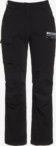 Ulla Popken Regular Athletic Pants 'HYPRAR' in Black: front