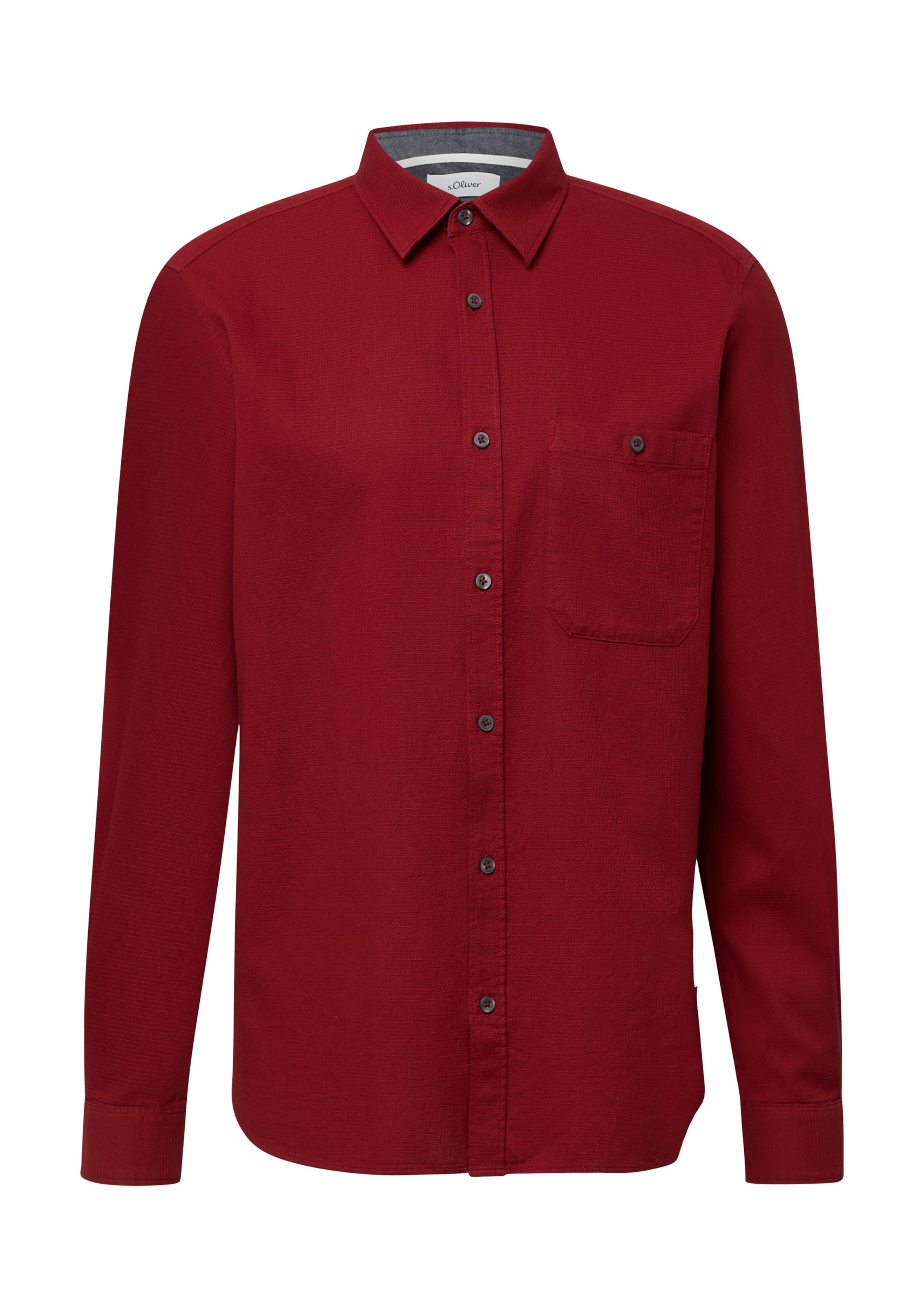 s.Oliver Hemd in burgunder, Produktansicht