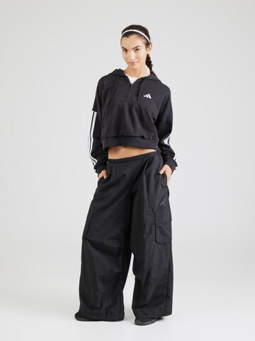 ADIDAS SPORTSWEAR Baggy Sports trousers in Black