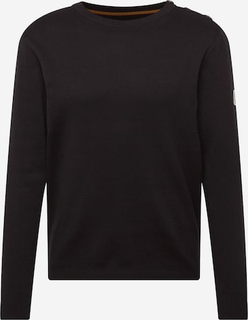 JACK & JONES Sweater in Black: front