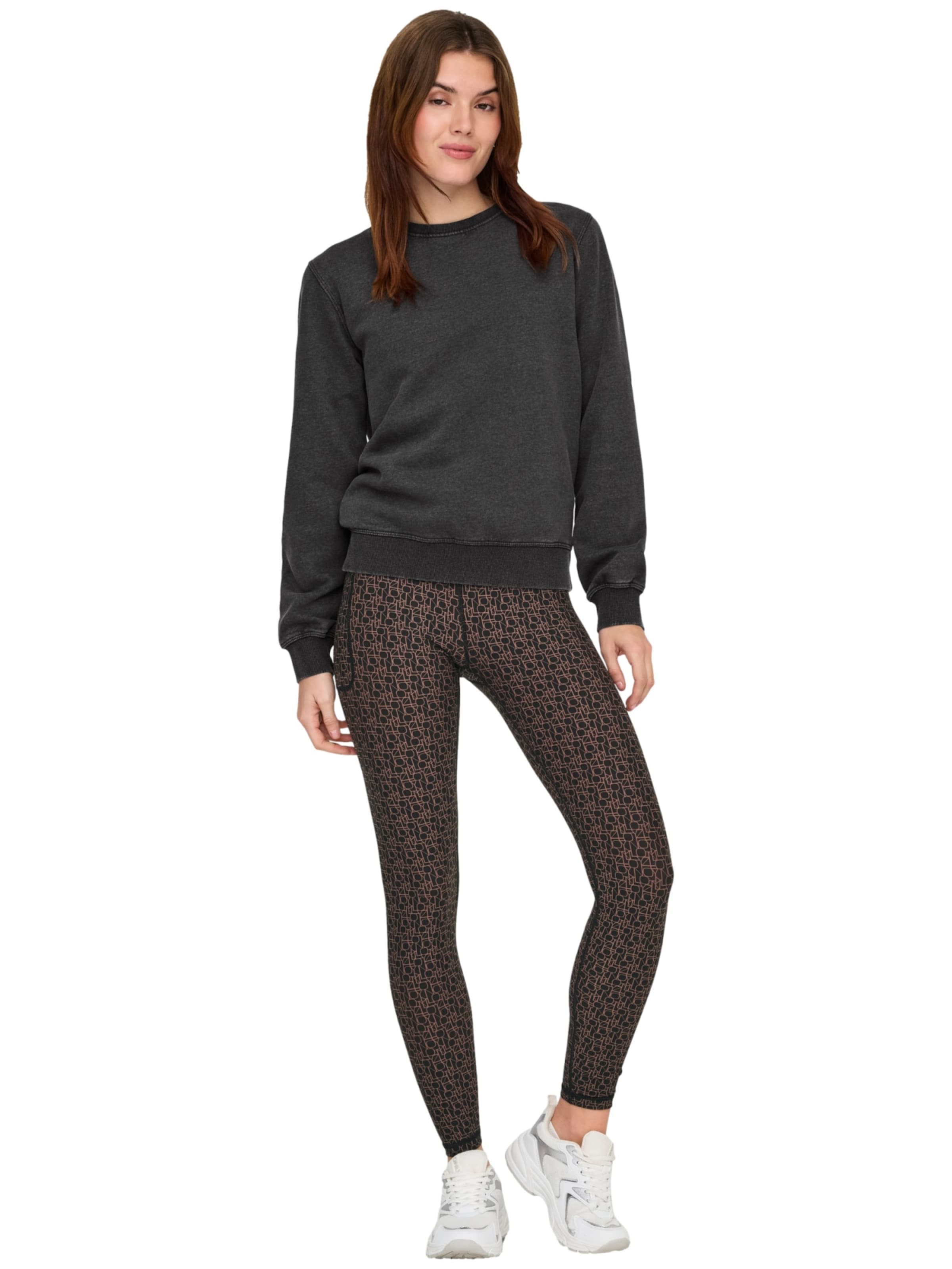 ONLY PLAY Slimfit Leggings 'Font' in Zwart