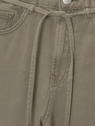 Wide leg Jeans de la Pull&Bear pe verde