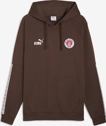 ruda PUMA Sportinio tipo megztinis 'FC St. Pauli King': priekis