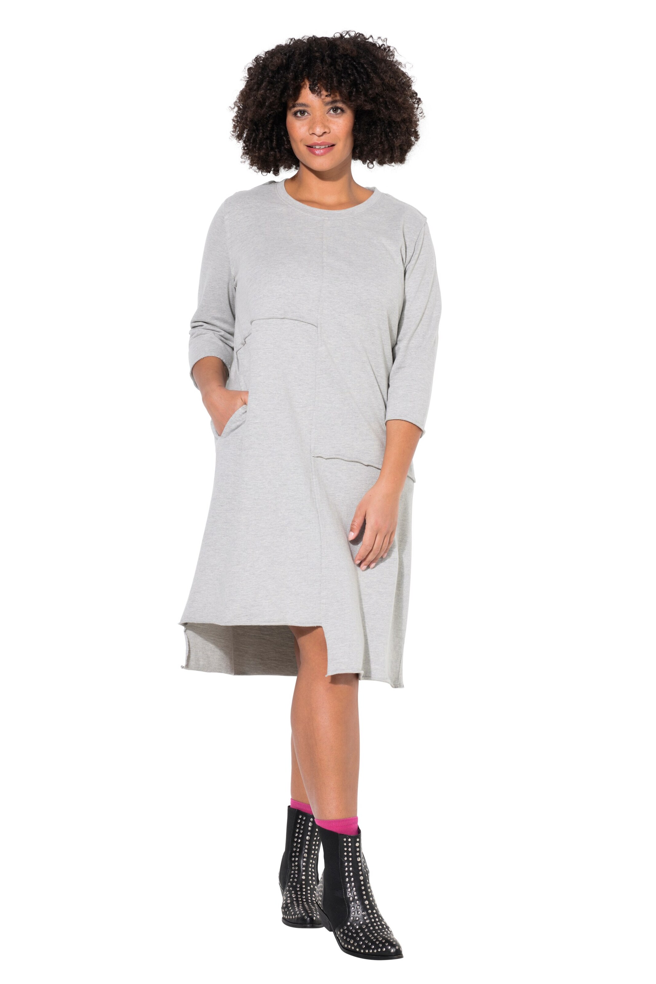 Angel of Style Oversized dress in Grey: front