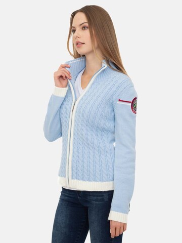 Sir Raymond Tailor Knit Cardigan 'Scottie' in Blue