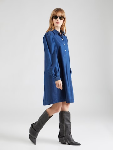 SAINT TROPEZ Shirt Dress 'Doreen' in Blue: front