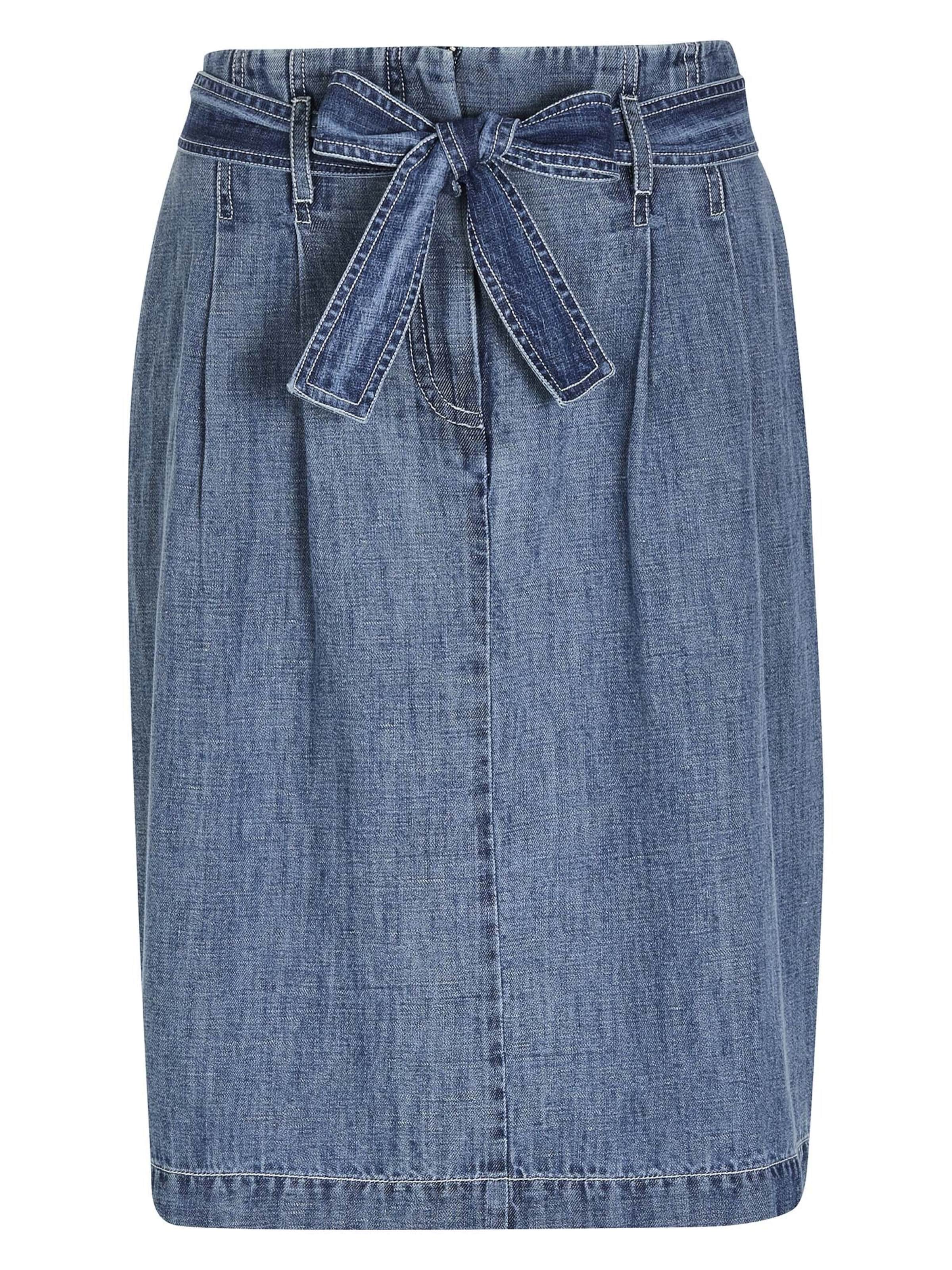 Jupe MADELEINE en bleu : devant