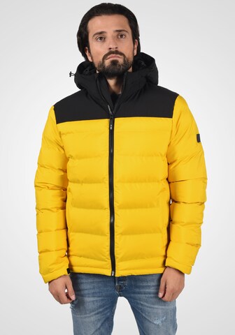 Veste d’hiver 'Gaius' INDICODE JEANS en jaune : devant