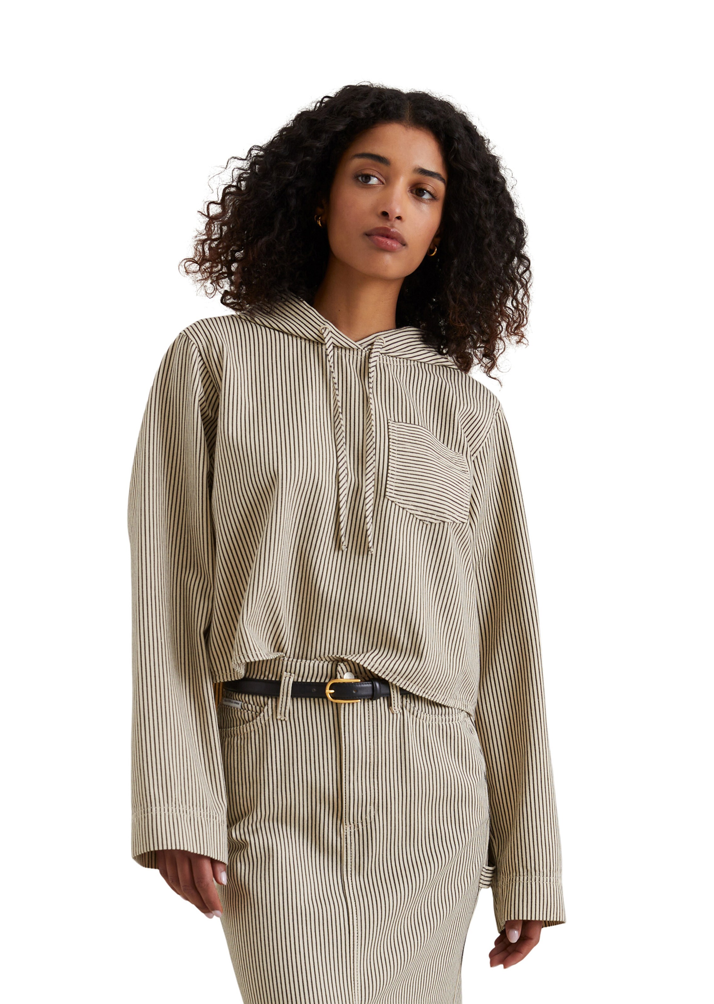 Marc O'Polo DENIM Sweatshirt in Beige: front