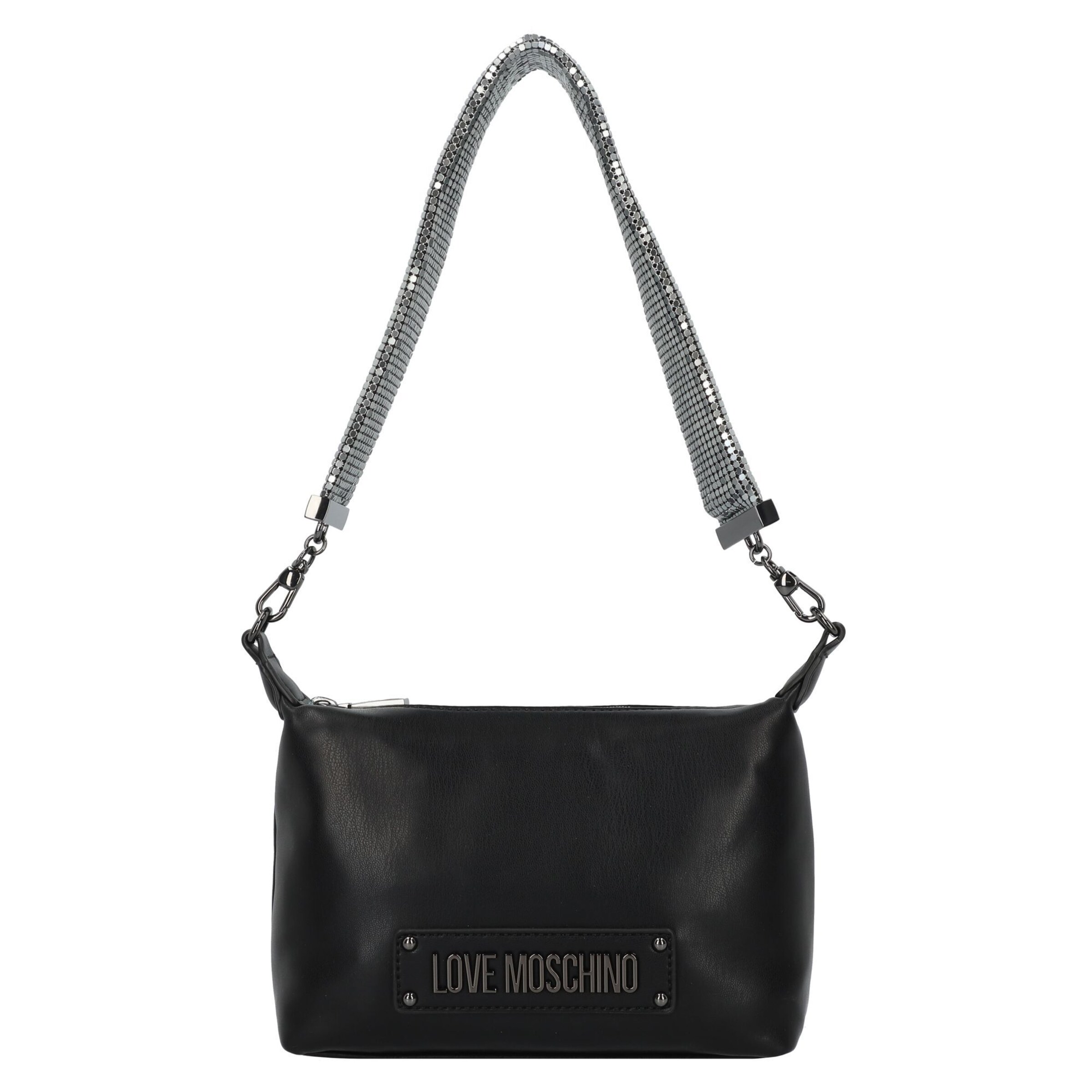 Love Moschino Schoudertas in Zwart: voorkant