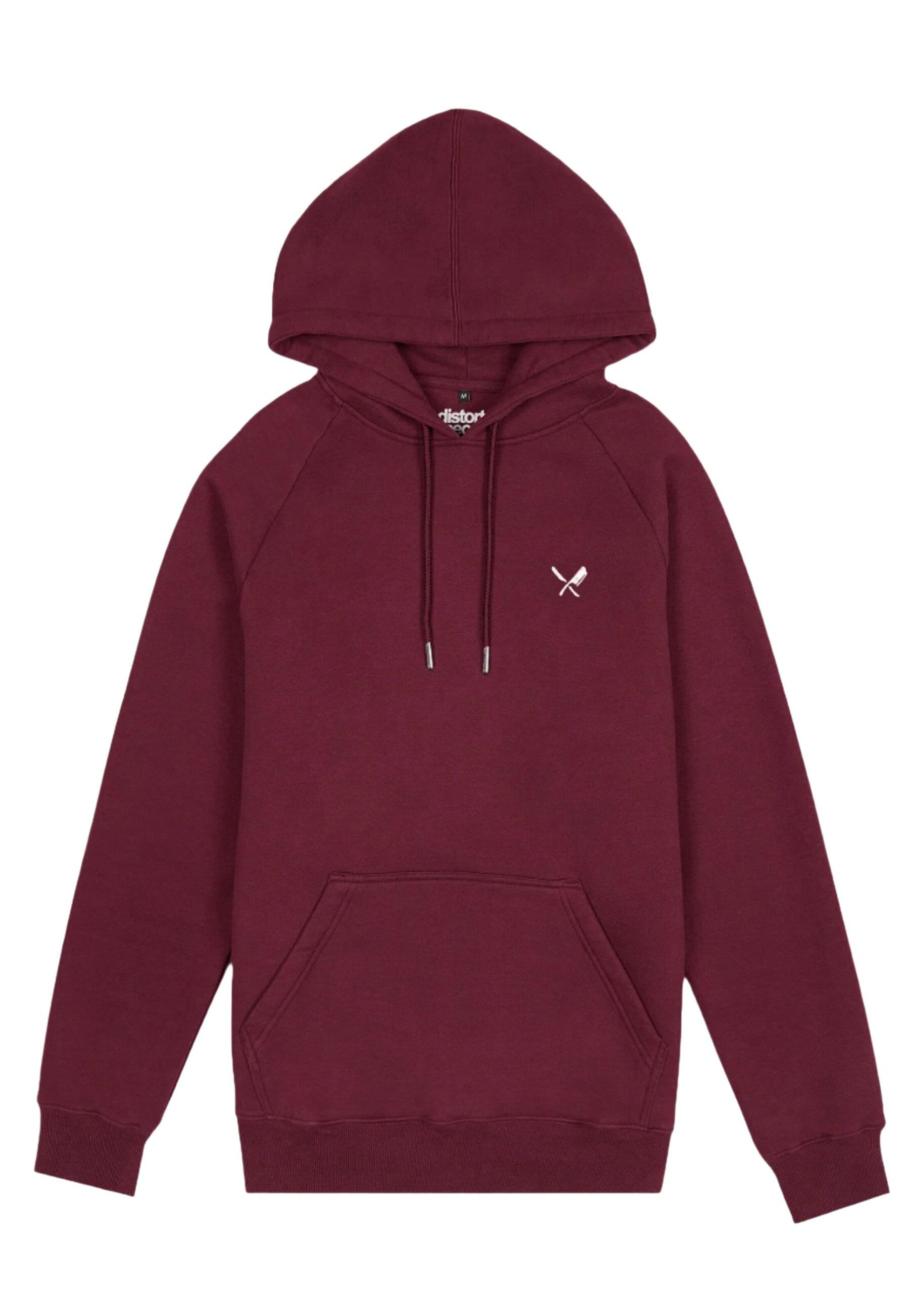 Distorted People Sweatshirt 'Classic' in Rood: voorkant