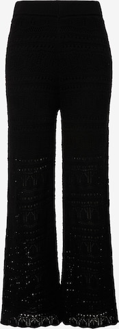 Wide Leg Pantalon Studio Untold en noir : devant