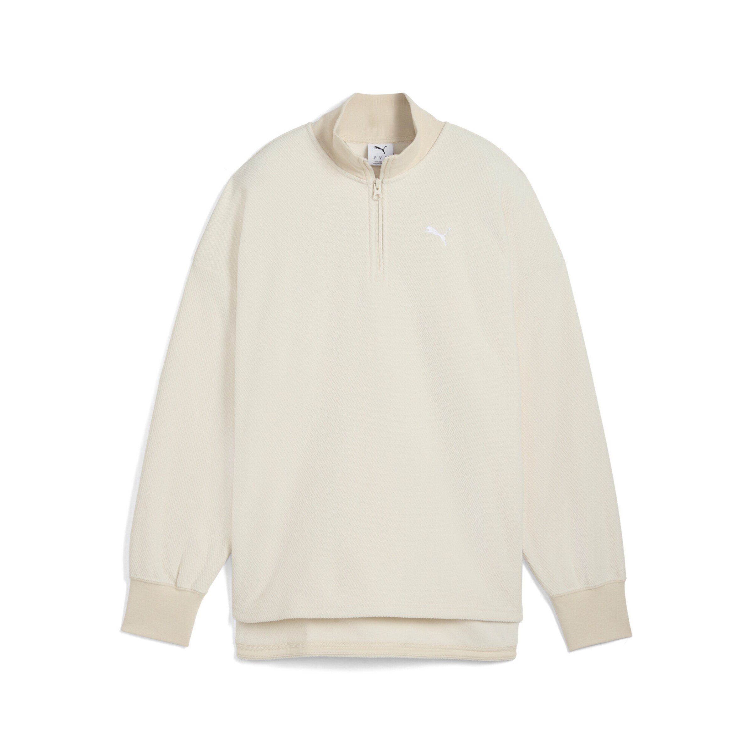 PUMA Sportsweatshirt 'Her' in Beige: Vorderseite