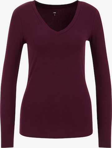 T-shirt WE Fashion en violet : devant