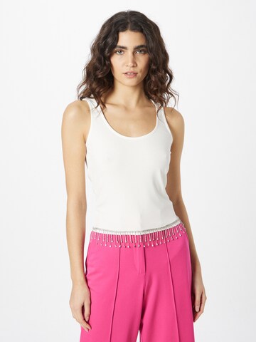 River Island Top in White: front