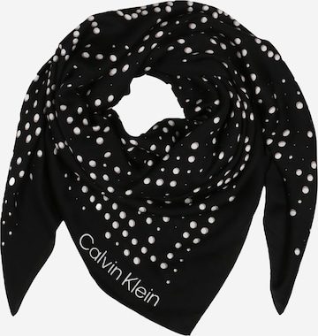 Calvin Klein Šátek – černá: přední strana