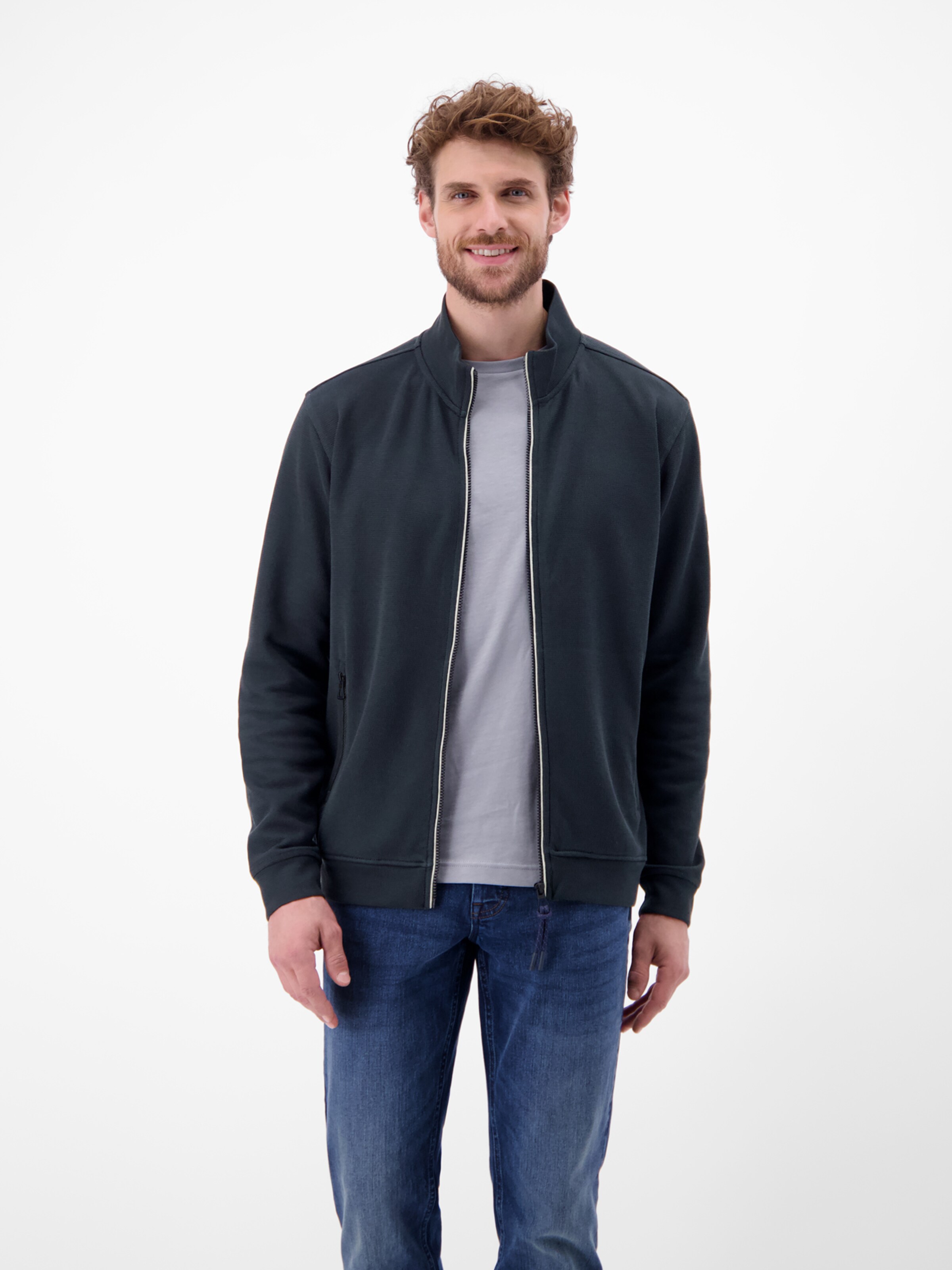 LERROS Sweatjacke in Blau