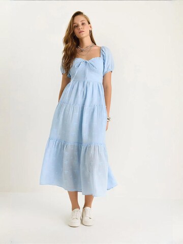 Bianco Lucci Summer Dress in Blue